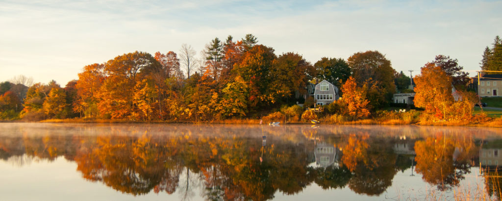 Fall Foliage Over River, Photo Credit: Chris Lawrence