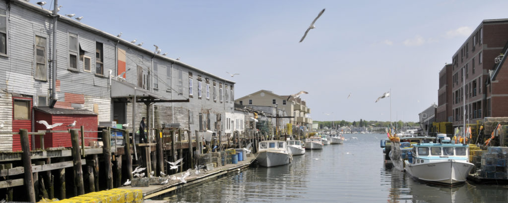 custom house wharf portland view of water daytime