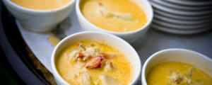 Bowls of Lobster Bisque Soup, Photo Credit: Focus Photography