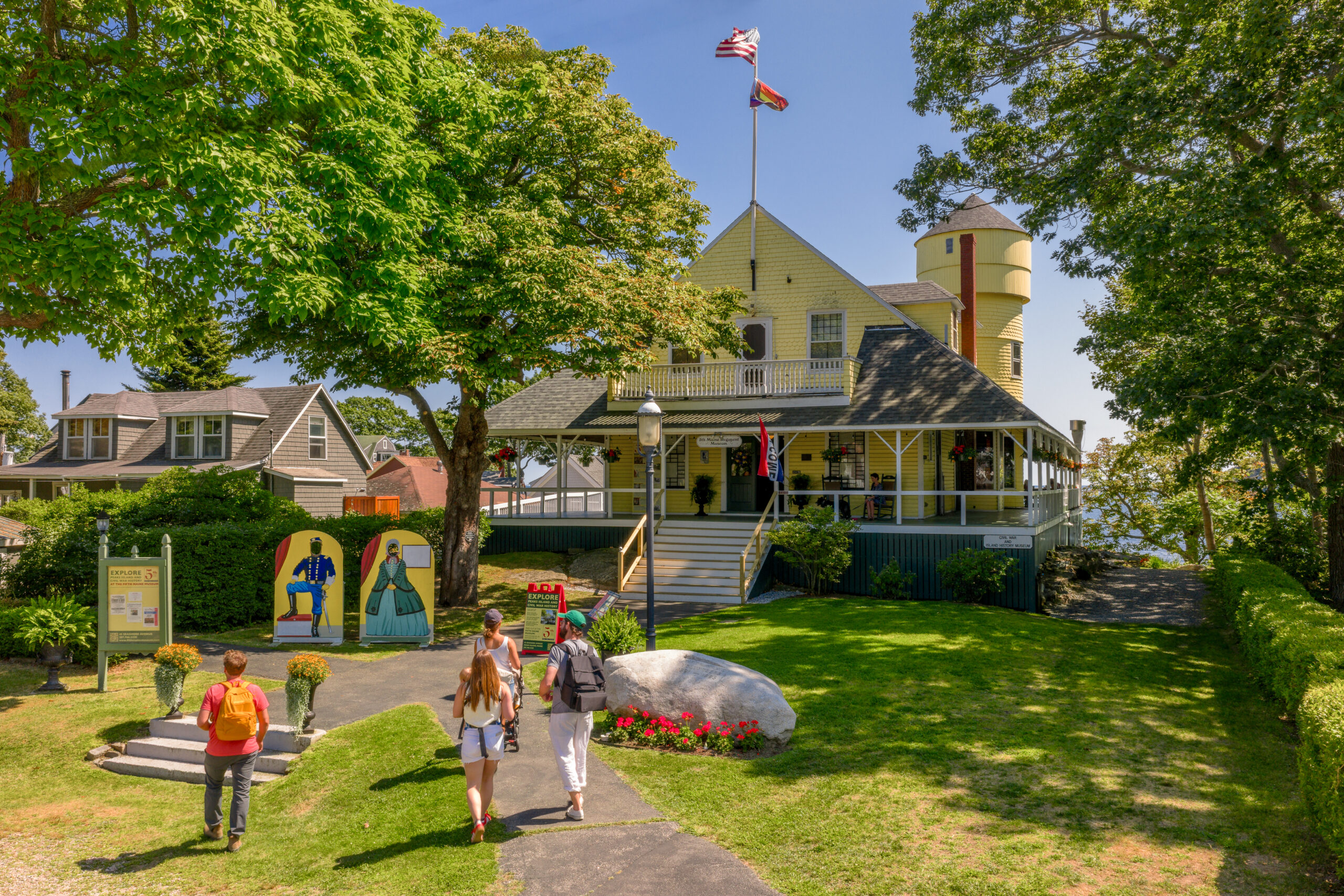 Exterior of Fifth Maine Museum. Photo credit: Peter G. Morneau