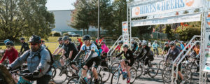 Bikes & Beers event, Photo Courtesy of Bikes & Brews and Allagash Brewing Company