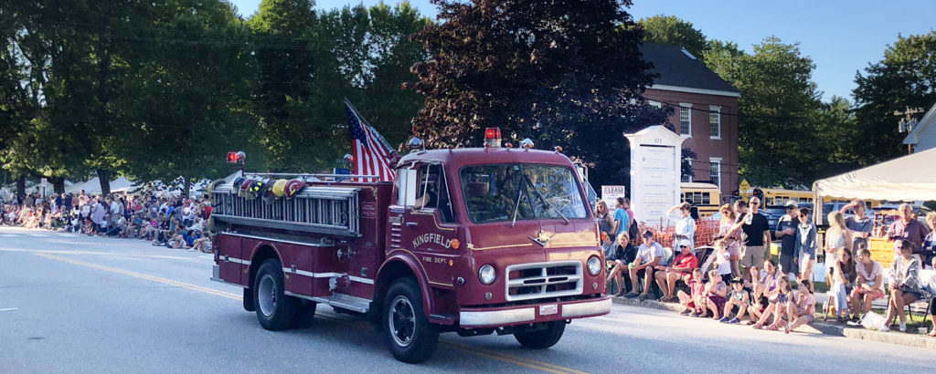 Yarmouth Clam Festival Parade Firetruck, Photo Credit: wikimedia commons, NewTestLeper79