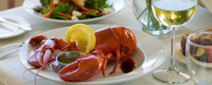 Plated Lobster Dinner