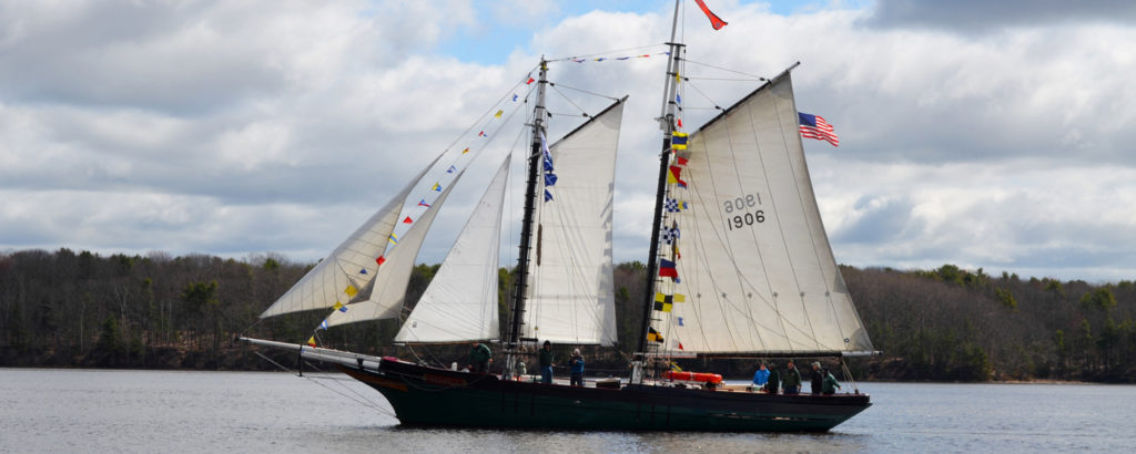 Close-Up Sailing Ship, Photo Credit: Maine Maritime Museum Maine Maritime Museum Tall Ship, Photo Credit: Maine Maritime Museum