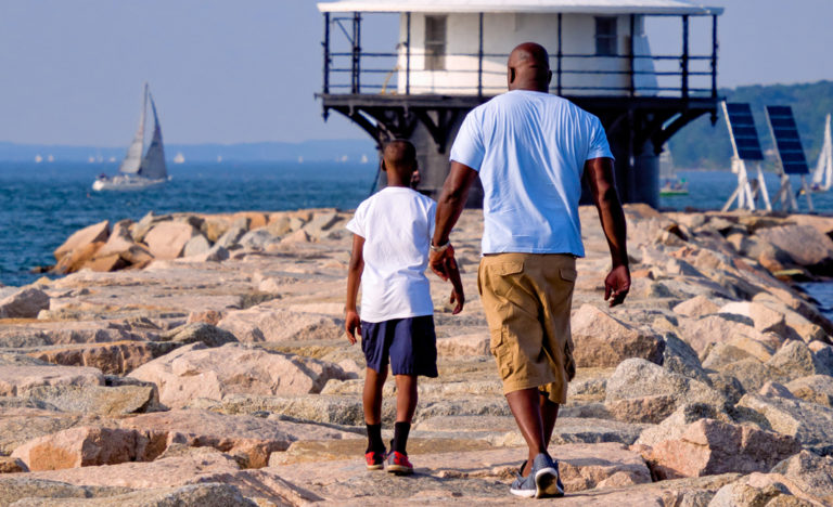 Discover ligthhouses, forts, and Maine's coastline. Photo of Spring Point Lighthouse, Photo Courtesy of John Bald