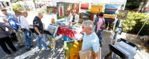 Artist Displays at Freeport Fall Festival, Image provided by Visit Freeport