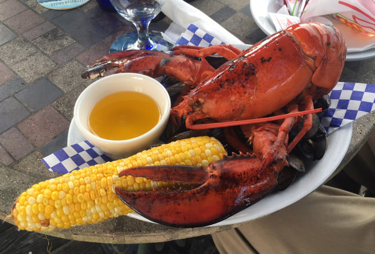Lobster Dinner with Corn and Butter, Photo Credit: Bob Witkowski Lobster Dinner with Corn and Butter, Photo Credit: Bob Witkowski