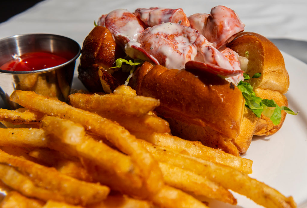 Lobster Roll at Diamond's Edge on the Casco Bay Islands by CFW Photography