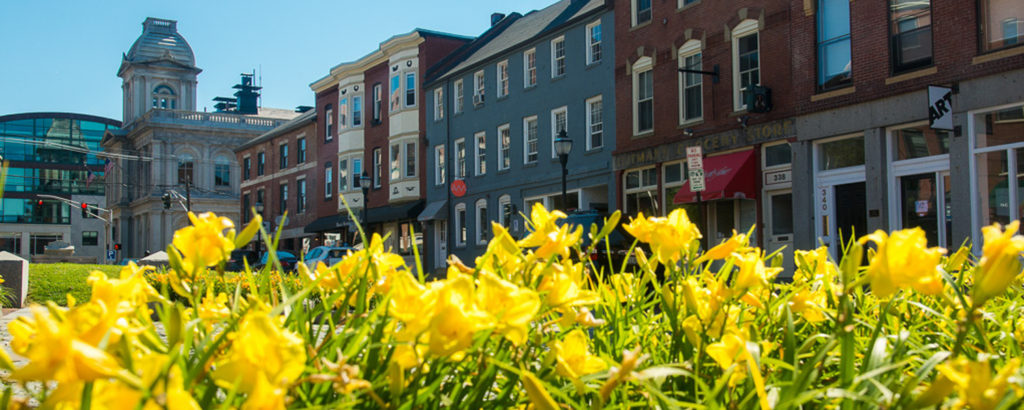 Portland Square with Flowers, Photo Credit: Corey Templeton