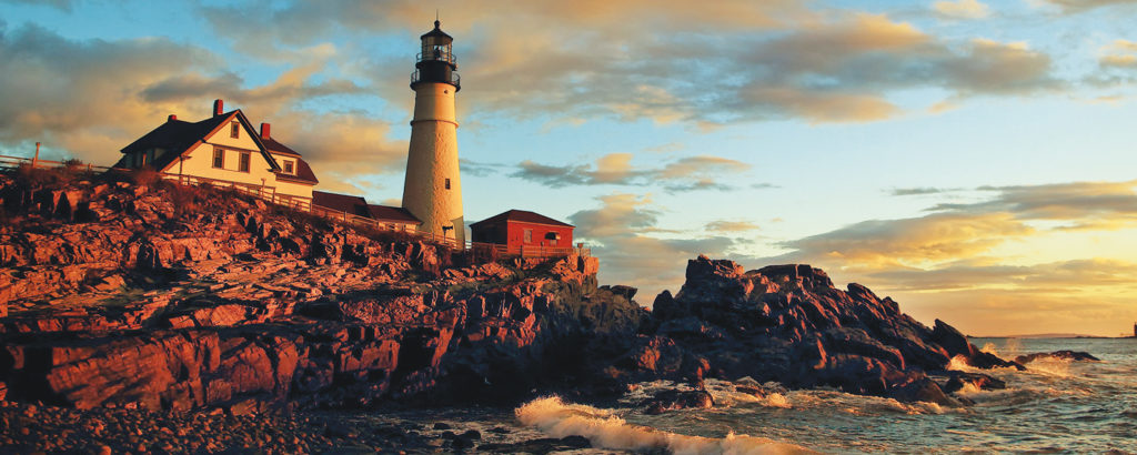 Portland Head Light with Waves, Photo Credit: CFW Photography
