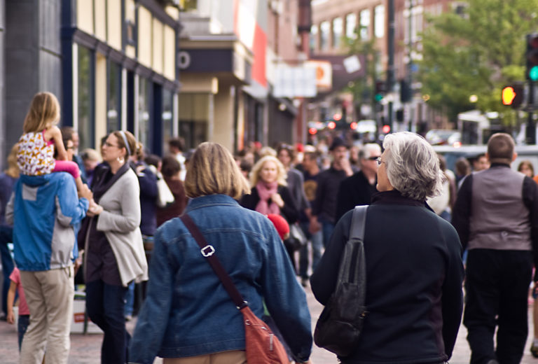 Shopping on Congress Street, Photo Credit: Corey Templeton Shopping on Congress Street, Photo Credit: Corey Templeton