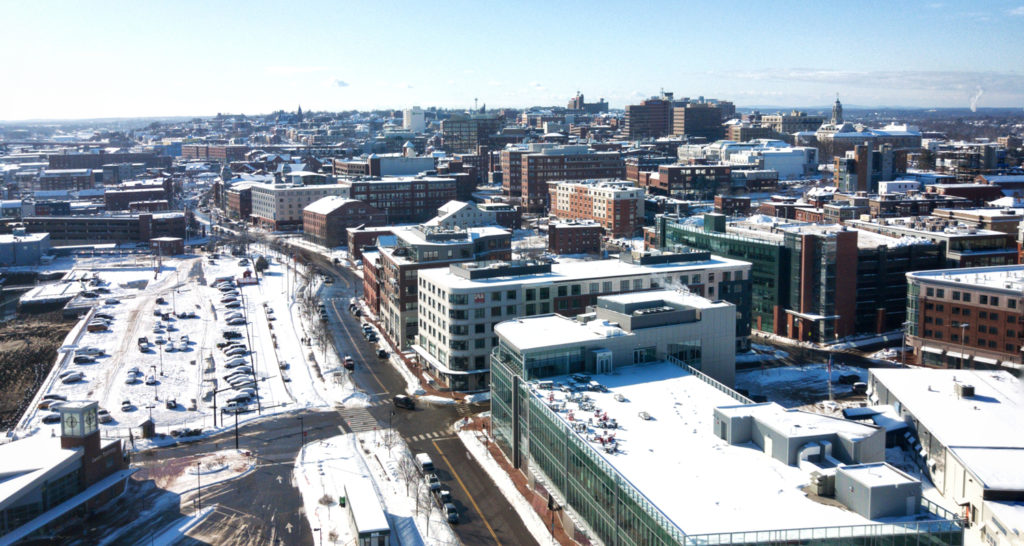 Winter Skyline in Portland, Photo Credit: Capshore Photography