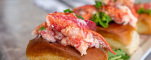 A Row of Mini Lobster Rolls on Peaks Island, Photo Courtesy of Kirsten Alana / GLP Films