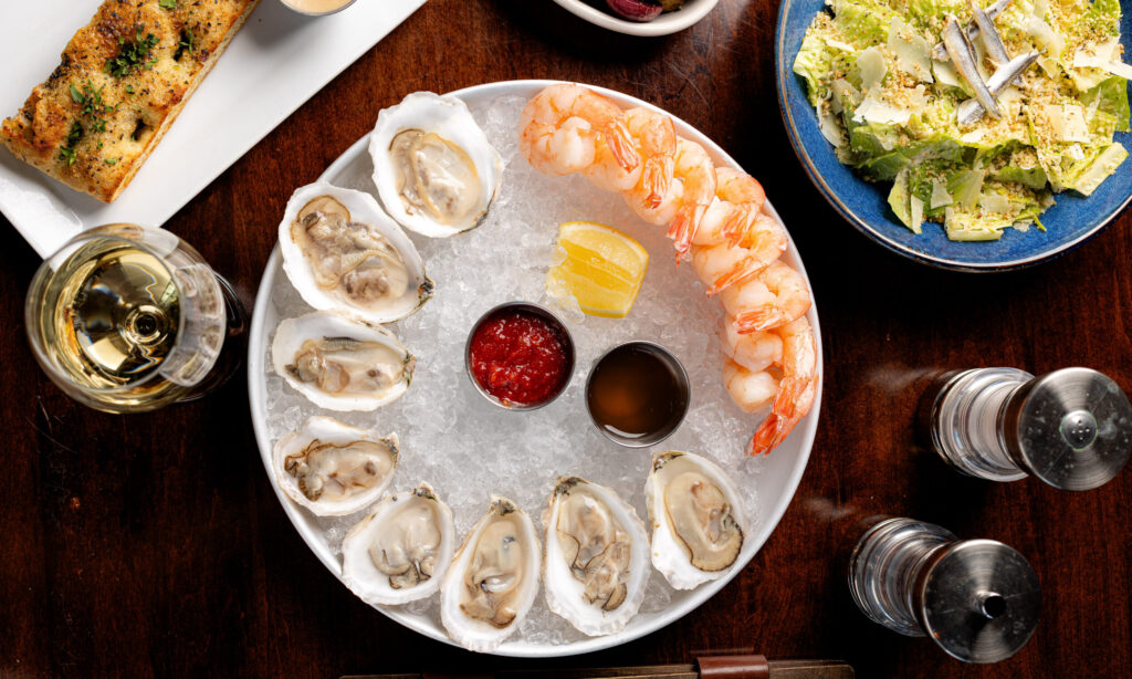 Oysters + Apps at Old Port Sea Grill. Photo Credit: Anthony DiBiase