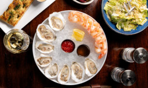 Oysters + Apps at Old Port Sea Grill. Photo Credit: Anthony DiBiase