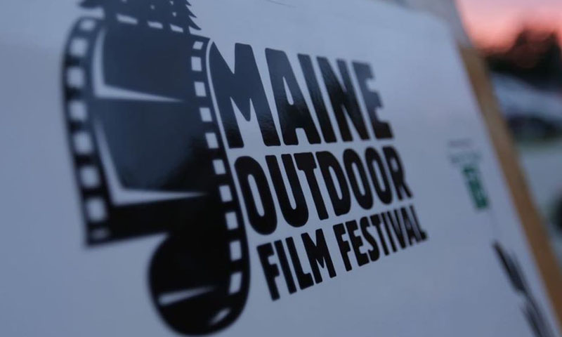 Logo on Board, Photo Courtesy of Maine Outdoor Film Festival