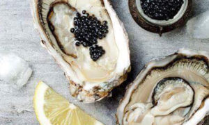 Cavier on Oysters, Photo Courtesy of Browne Trading Company