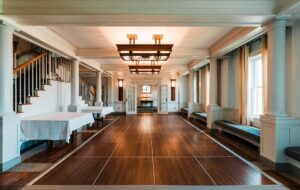 Meeting Space + Lobby at McKernan Inn. Photo Credit: Molly Bretton