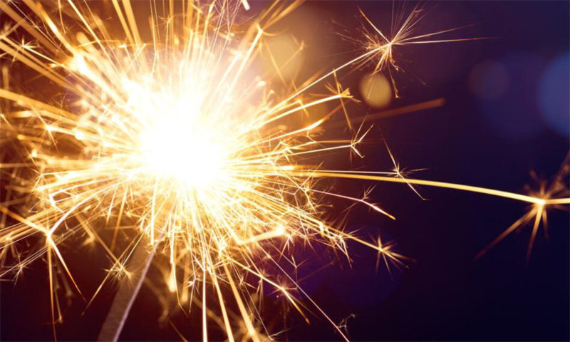 Sparkler. Photo Courtesy of Portfire Events Sparkler. Photo Courtesy of Portfire Events