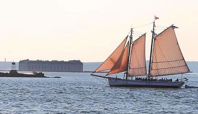 Schooner on Casco Bay, Photo provided by Portland Schooner Co.