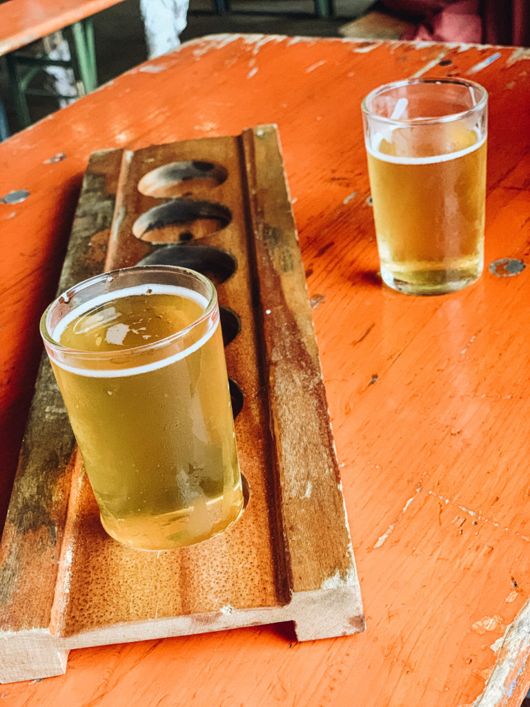 Flight of Beer in Portland, Photo Courtesy of Visit Portland / GLP Films