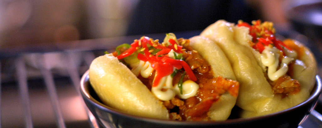 Steamed Buns Served Downtown at Mami, Photo Courtesy of GLP Flims