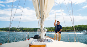 Calendar Islands Sailing Co. Casting Sail, Photo Courtesy of Kirsten Alana / GLP Films
