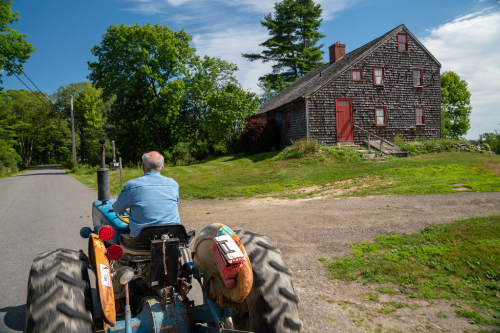 Tractor in Front of Farm in Freeport, Photo Courtesy of Kirsten Alana / GLP Films