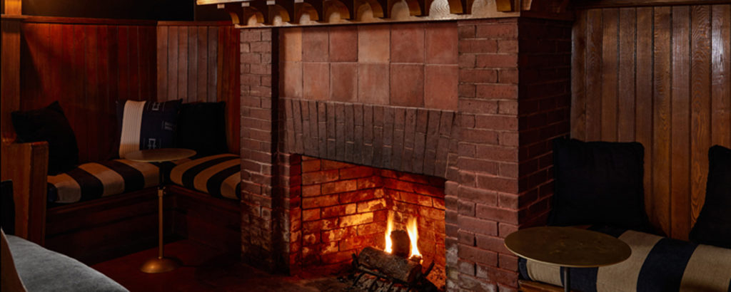 Blind Tiger Fireplace, Photo Courtesy of Read McKendree and Lark Hotels