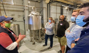 Tour of Brewery with Group, Photo Credit: Don Littlefield/Maine Brews Cruise