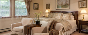 Captain Jefferds Inn Guestroom, Photo Courtesy of Kennebunkport Captains Collection