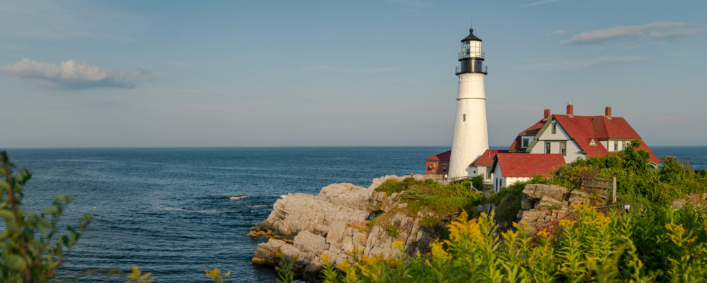 Portland Head Light with Shrubbery Close-Up, Photo Courtesy of Kirsten Alana / GLP Films