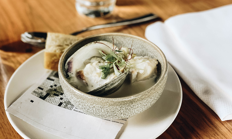 Seafood Chowder on Food Tour in Portland, Photo Courtesy of Bucketlist Journey / GLP Films