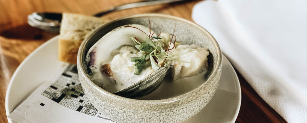 Seafood Chowder on Food Tour in Portland, Photo Courtesy of Bucketlist Journey / GLP Films