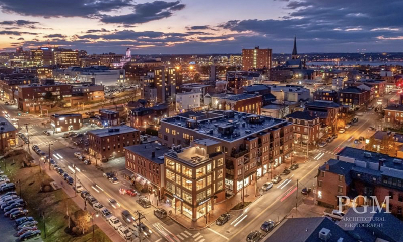 Portland Cityscape at Night, Photo Credit: Peter G. Morneau