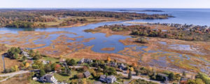 Ariel Shot of Scarborough Marsh, Photo Credit: Peter G. Morneau