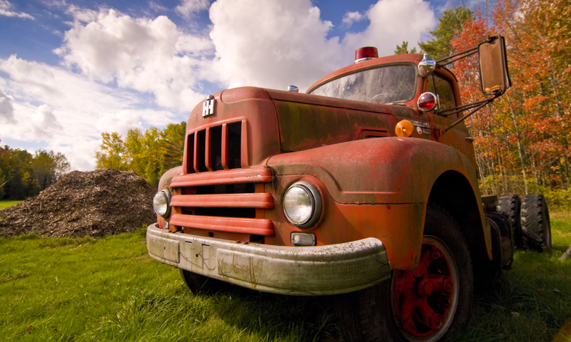 Fall Foilage with Vintage Truck, Photo Credit: Cynthia Farr-Weinfeld