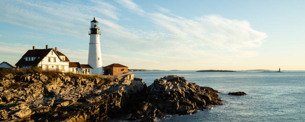 Portland Head Light and rocky Coast, Photo Credit: Visit USA Parks and Tobey Schmidt