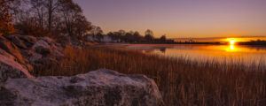 Winter sunset over Back Cove, Photo Credit: CFW Photography