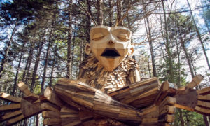 Guardians of the Seeds by Thomas Dambo, Photo Credit Coastal Maine Botanical Gardens