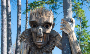 Guardians of the Seeds by Thomas Dambo, Photo Credit Coastal Maine Botanical Gardens