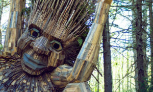 Guardians of the Seeds by Thomas Dambo, Photo Credit Coastal Maine Botanical Gardens