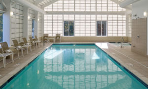 Hampton Inn Portland Airport Pool View, Photo Courtesy of Hampton Inn-Portland Airport