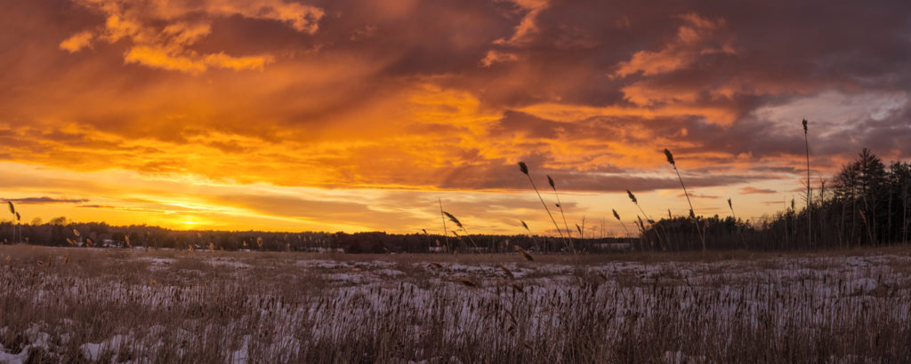 Scarborough Marsh Winter Sunset, Photo Credit: CFW Photography