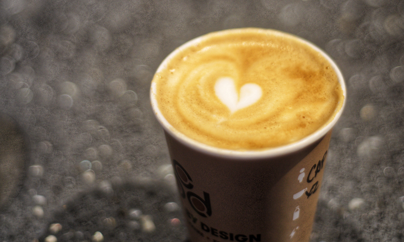 Coffee By Design Heart Design in Foam, Photo Credit: Capshore Photography