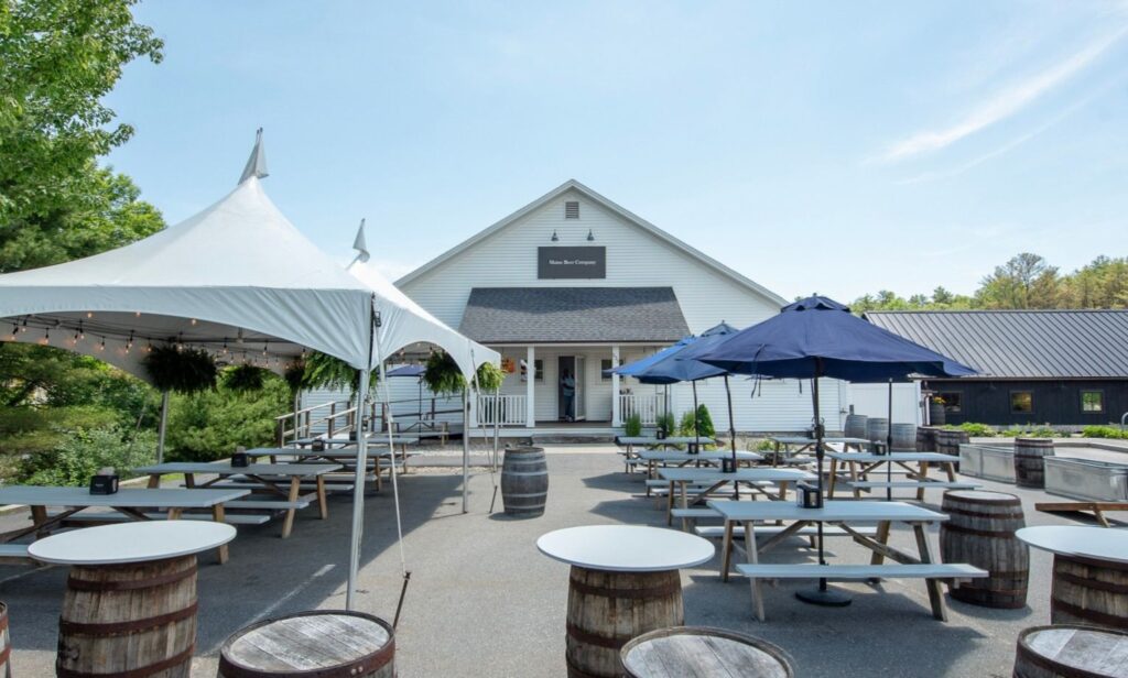 Beer Garden. Photo Credit: Maine Beer Company