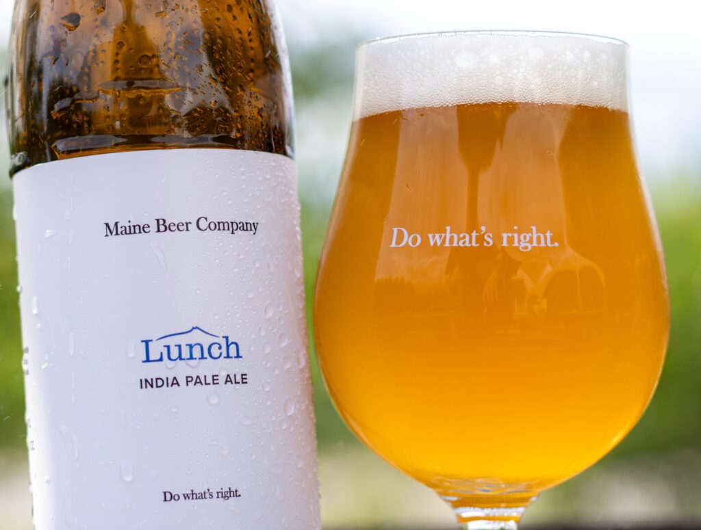 Lunch IPA. Photo Credit: Maine Beer Company