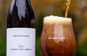 Zoe Pine Street Pour. Photo Credit: Maine Beer Company