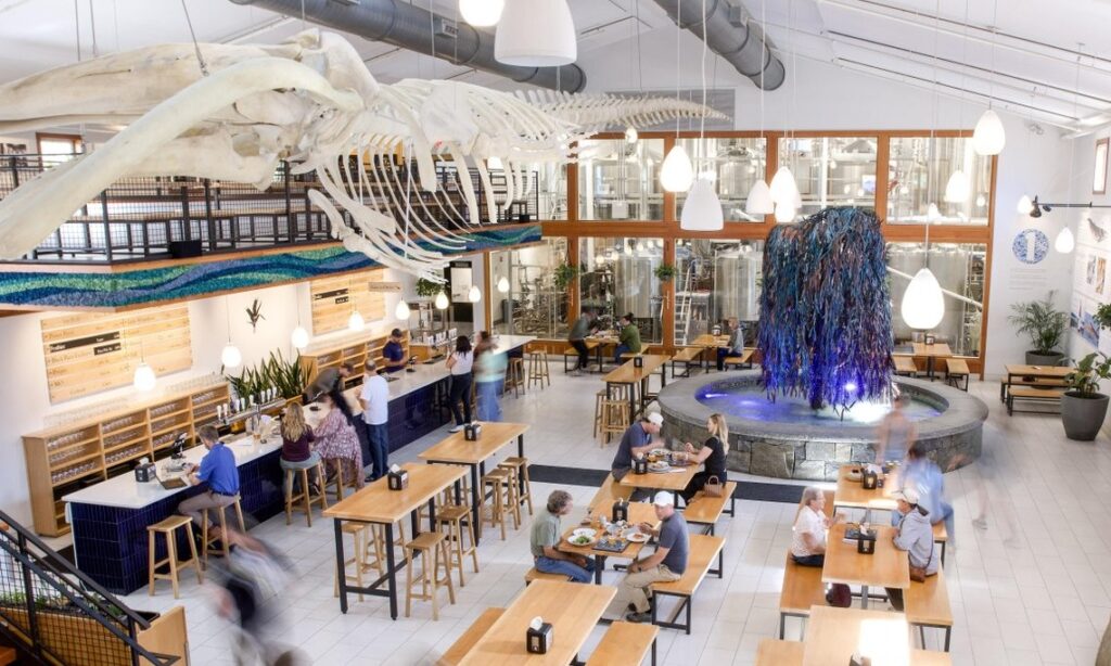 Tasting Room. Photo Credit: Maine Beer Company