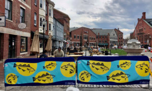 Local Art Barricade by Nora Tryon of AART, Photo Credit Creative Portland -header